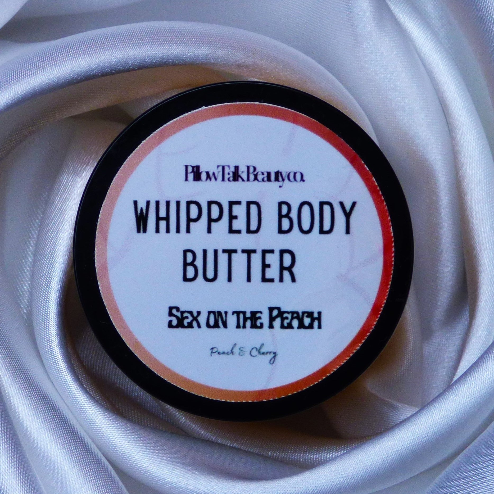 Non-Comedogenic Body Butter- Sex On The Peach – PillowTalk Beauty Co.